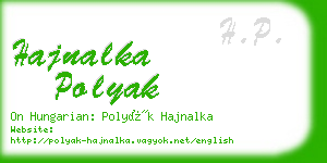 hajnalka polyak business card